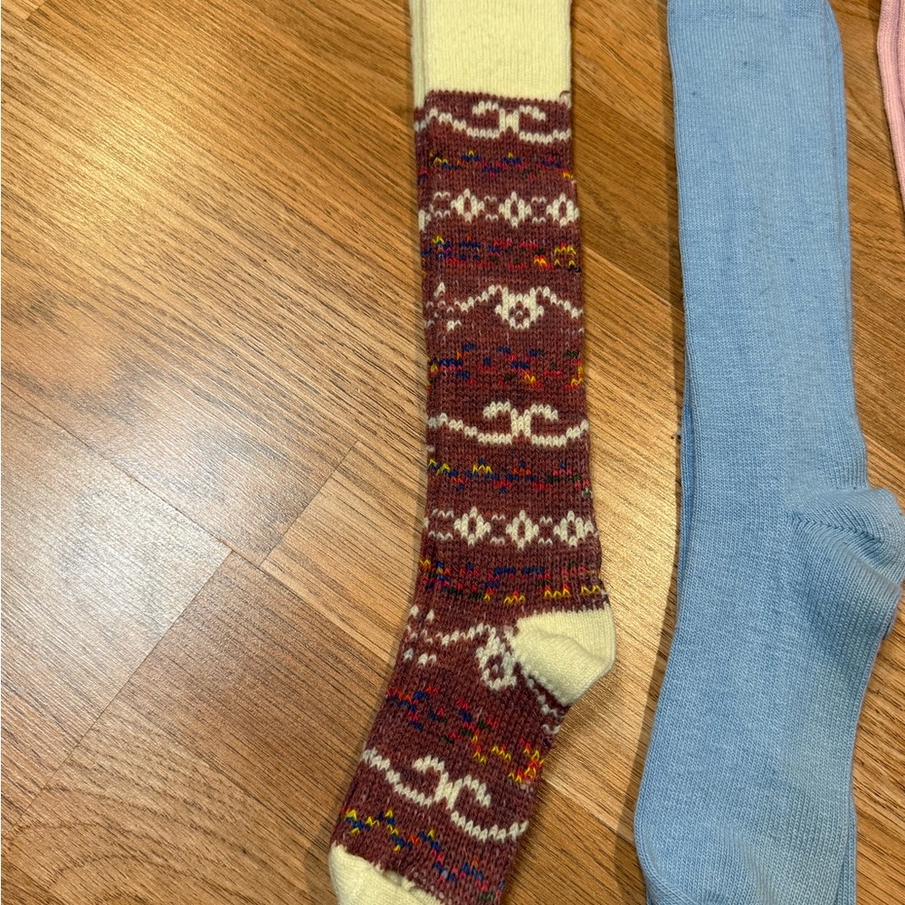 Lot of Vintage Wool & Wool Blend socks women’s Shoes size 5-8 - Picture 4 of 4